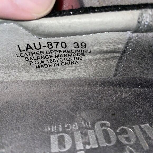 Alegria Comfort Shoes Women’s Size 39 U.S. 8 Medium Black Leather Cross Strap - Picture 3 of 12